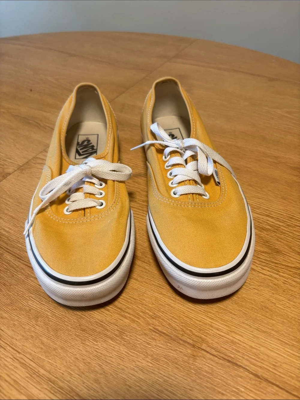 Vans Women’s Low-Top Canvas Sneakers in Yellow